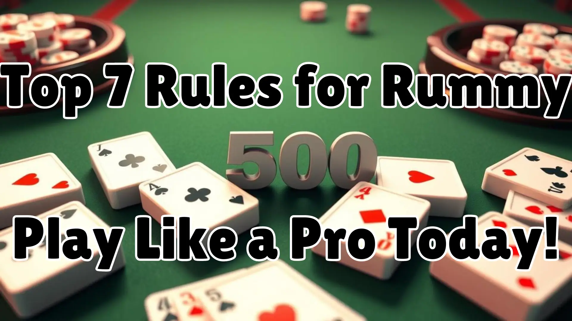 Rules for Rummy 500